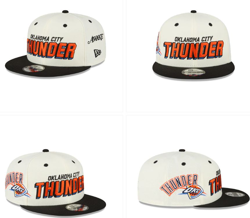 2023 NBA Oklahoma City Thunder Hat TX 2023320